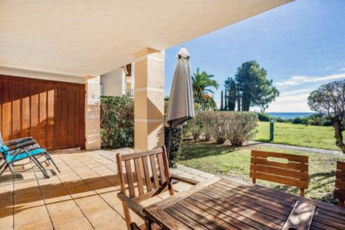 Garden level for 5 people with sea view