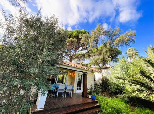 Gaspro15 - Maison 5 pers climatisée résidence avec piscine à proximité des plages du Golfe de St Tropez