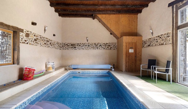 Gite with Shared Indoor Pool