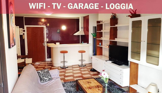 ♥ IDEAL Home center - 2 bedrooms & Loggia & Garage ♥