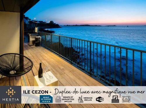 ILE CEZON - Duplex de luxe avec magnifique vue mer