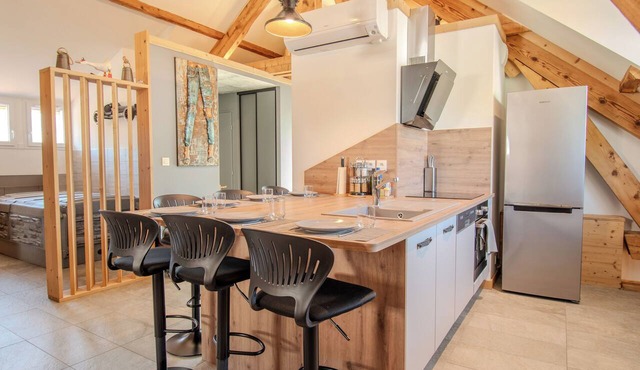 ✨ L'Ecrin Précieux – Air Conditioning, Spa, Sauna, 2 Master Suites & Fitness Area