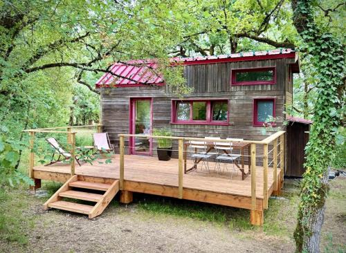La Tiny house des Tisserins - sous les chênes