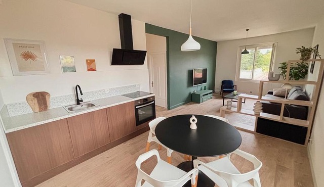 Large bright, designer et air-conditioned 1 bedroom apartment Castres