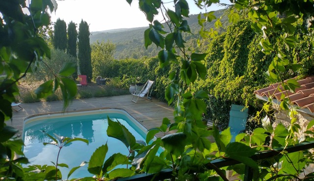 Large character house with private pool, View of the hills