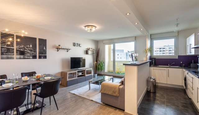 Le Lounge - 2 chambres avec parking