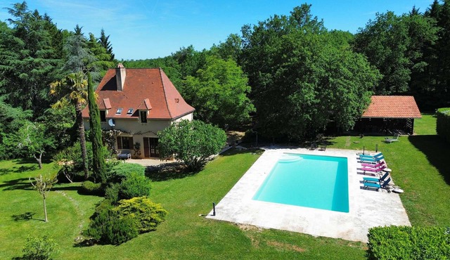 Le Tuquet de Saint Chamassy, private swimming pool