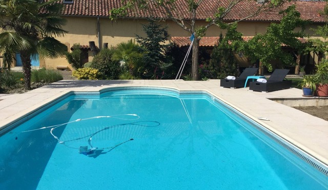 Lovely gîte nestled amongst vineyards and sunflower fields in SW France.