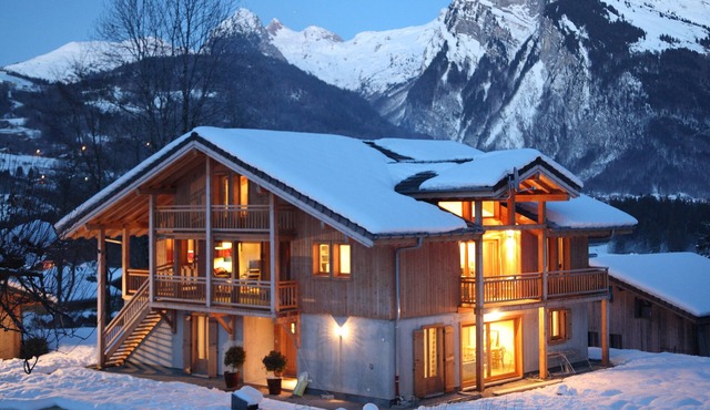 Luxury Chalet Complex in the Alps with Hot Tub, Pool & Wellness Amenities