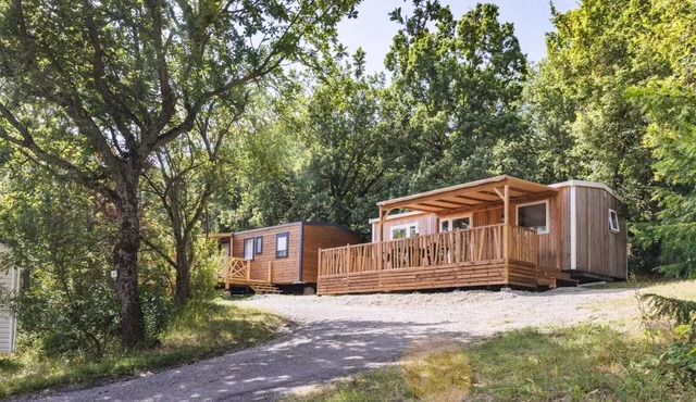 Maeva Respire campsite in La Croze * - Mobil-Home Happy 3 Rooms 4 People + TV