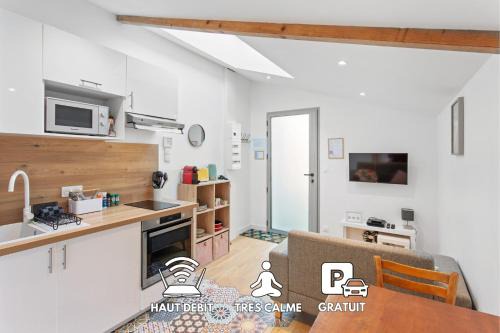 Maisonnette indépendante -Terrasse privative - parking gratuit