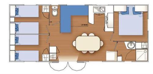 Mobile home 6 personnes