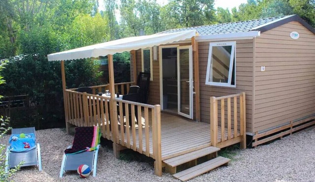 Mobile Home | Comfort | 1 Bedroom | 2–3 people | Raised Deck | A/C | TV