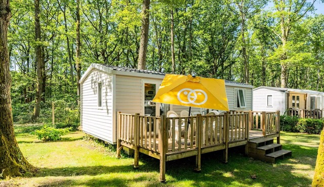 Mobile Home | Comfort | 2 Bedrooms | 4–6 people | Raised, uncovered patio