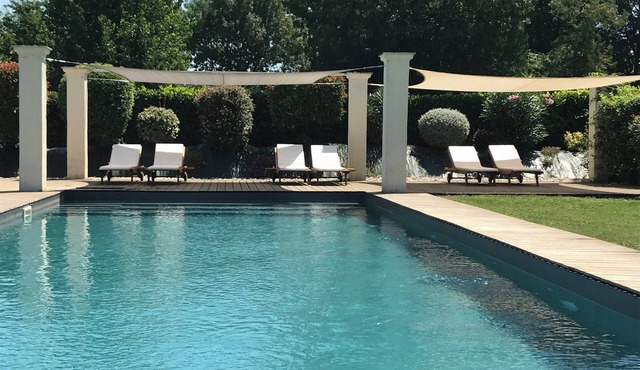 Old hotel reborn as an elegant getaway with pool