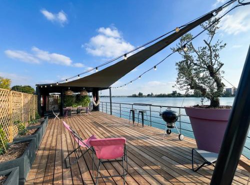 Péniche Hisseo Tain-l'Hermitage Vue Rhône, Clim, Terrasse