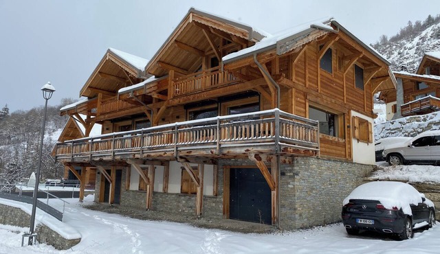 Panoramic Chalet | View, Hot Tub, Sauna, Fireplace, Terrace | Serre Chevalier