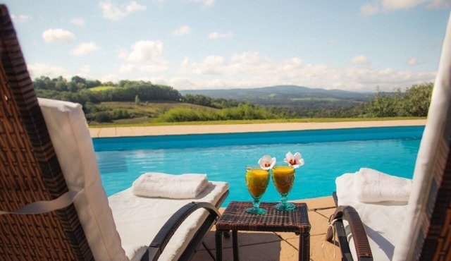 Private Estate with Saltwater Pool, Mountain Views, A/C, Yoga Studio | Sleeps 14