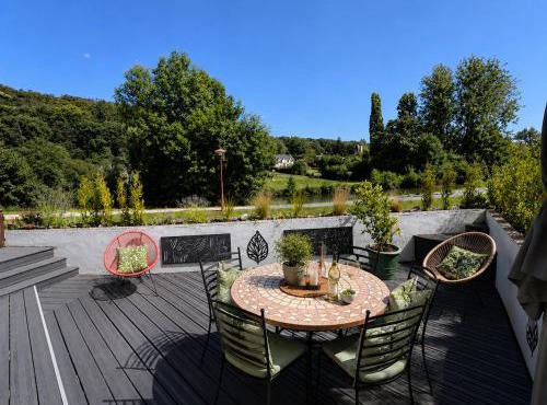 Quai du Val is a Charming Pet and Family Friendly Riverside Gite in Lehon close to Dinan Sleeps 7