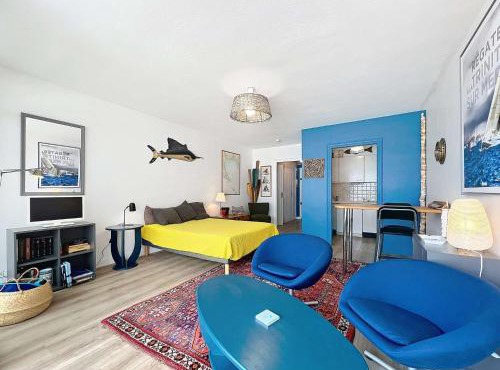 Quiberon - Studio rénové 33m² avec Balcon, Parking et Animaux acceptés - FR-1-478-121