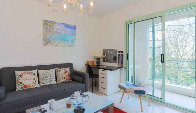 Rated Apartment Au Clos Du Loc'h, Private Terrace with No Overlook