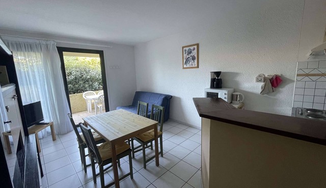 Seignosse ocean, Studio Alcôve classified 2* with private parking, beach on foot, family