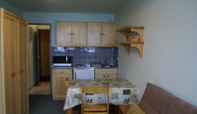 Studio 18m² for 3, near slopes, pets allowed