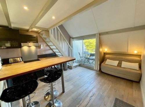 Studio mezzanine, balcon vue mer, animaux admis, parking, Saint-Pierre-Quiberon - FR-1-478-82