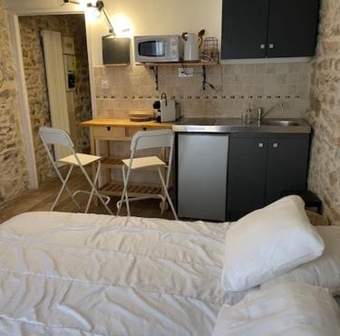 Studio with exposed stone Vieux Lyon