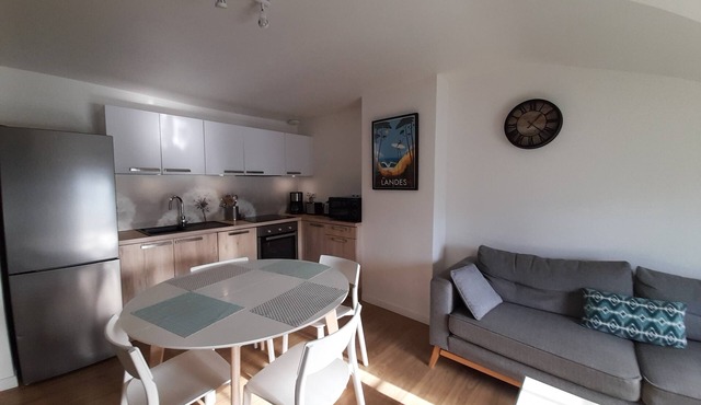 Super cosy and functional T3, in the heart of Dax, with lots of charm