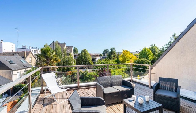 Teranga - Studio avec grande terrasse dans Rennes