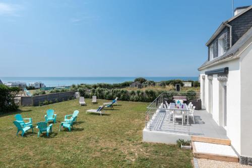 Tipoz'Immo - Maison de la Baie - vue mer et accès à pied à la plage - animaux bienvenus - linge de lits - terrasse et jardin - parking gratuit - proche des commerces et des attractions touristiques