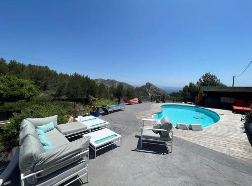 Villa Caiou/vue Mer/Piscine/Jardin