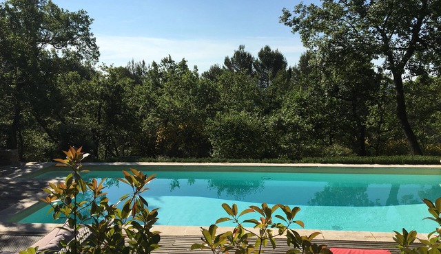 Villa with private pool in a quiet pine forest between Luberon and Verdon